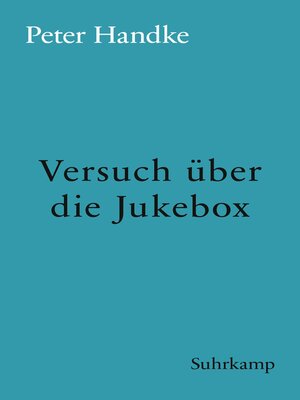 cover image of Versuch über die Jukebox